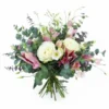Bouquet Champêtre Rose & Blanc "Reims"