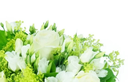Bouquet De Fleurs Blanches "Clarté" -Monde Des Fleurs bouquet de fleurs blanches clarte 2