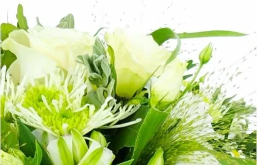 Bouquet De Fleurs Champêtres & Blanches"Ajaccio" -Monde Des Fleurs bouquet de fleurs champetres blanches ajaccio 2