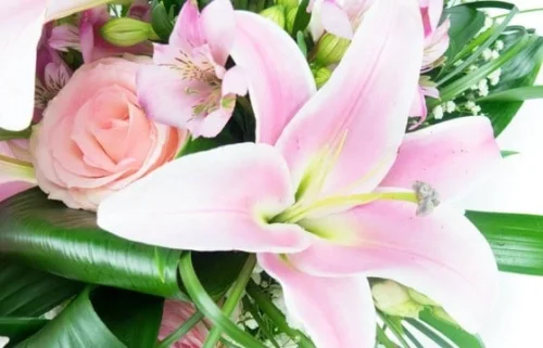 Bouquet De Fleurs Rosa Lys 5 Bouquet De Fleurs Rosa Lys -Monde Des Fleurs bouquet de fleurs rosa lys 2