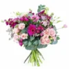 Bouquet De Fleurs Rose & Fuchsia "Bordeaux"
