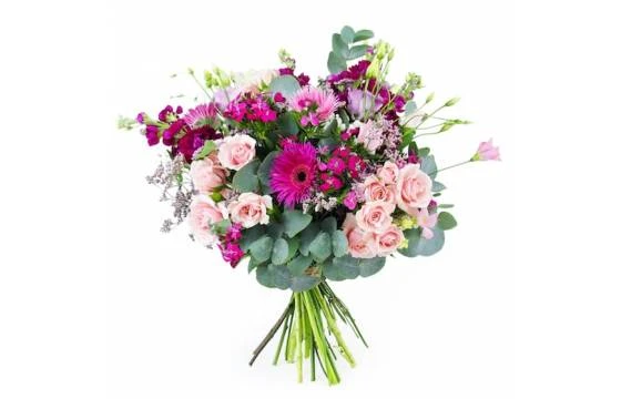 Bouquet De Fleurs Rose & Fuchsia "Bordeaux" 1 Bouquet De Fleurs Rose & Fuchsia "Bordeaux"