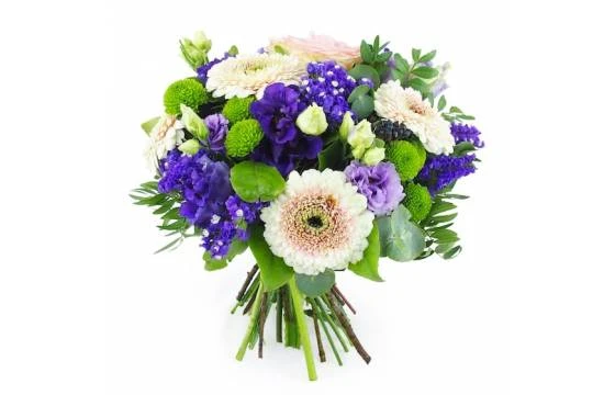 Bouquet De Fleurs Rose & Violet "Nantes" 1 Bouquet De Fleurs Rose & Violet "Nantes"