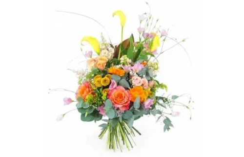 Bouquet En Hauteur Coloré "Varsovie"