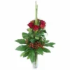 Bouquet Long De Roses Rouges "Saragosse"