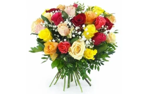 Bouquet Rond Coloré "Barcelone"