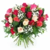 Bouquet Rond De Roses "Lyon"