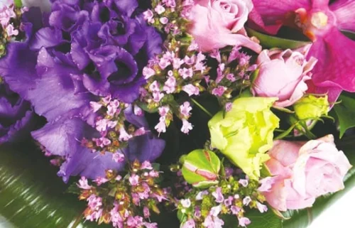 Bouquet Rond Perle D'O -Monde Des Fleurs bouquet rond perle d o 2