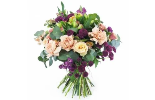 Bouquet Rose & Violet "Saint-Emilion"