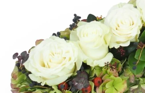 Devant -Monde Des Fleurs chemin de roses blanches eschyle 1