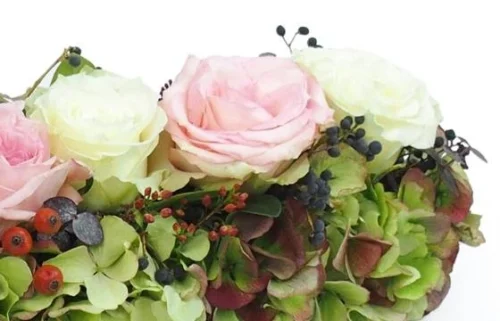 Chemin De Roses Roses & Blanches "Cérès" -Monde Des Fleurs chemin de roses roses blanches ceres 2