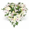 Coeur En Fleurs Pour Un Deuil Nuage