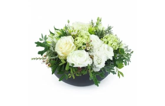 Composition De Fleurs Blanches "Fontana" 1 Composition De Fleurs Blanches "Fontana"