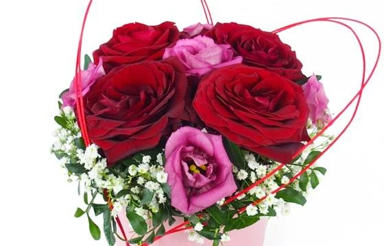 Composition De Rose Rouge "Ma Juliette" 2 Composition De Rose Rouge "Ma Juliette" – Image 2