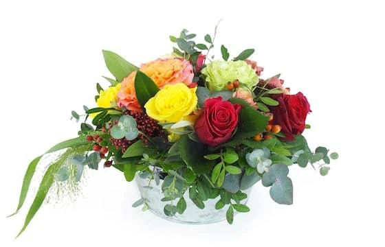 Composition Roses Colorées "El Paso" 1 Composition Roses Colorées "El Paso"