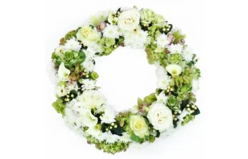 Couronne De Fleurs Blanches "Aristophane"