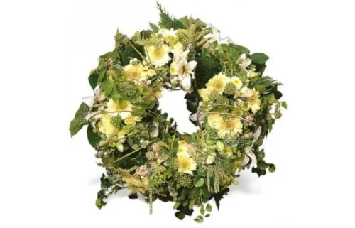 Couronne De Fleurs Pensée Infinie