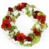 Couronne De Fleurs Rouges & Blanches "Apollodore"