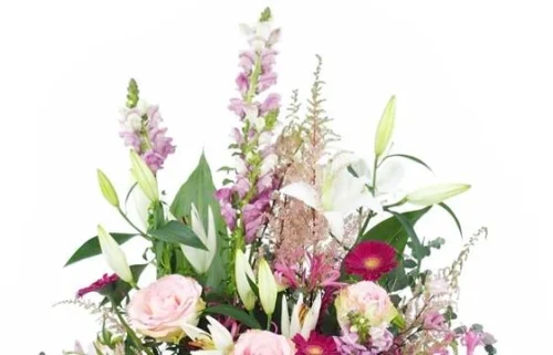 Coussin De Fleurs Pastels En Hauteur "Tirynthe" -Monde Des Fleurs coussin de fleurs pastels en hauteur tirynthe 2