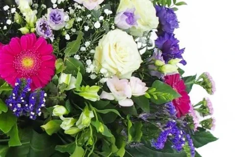 Gerbe De Fleurs Piquées "Thémis" -Monde Des Fleurs gerbe de fleurs piquees themis 2